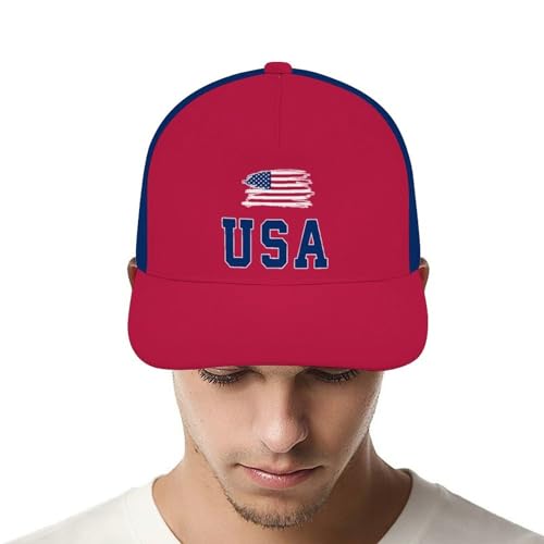 Image of Soccer National Team Baseball Cap for Men Women Adjustable Snapback Summer Sun Hat Game Day Hat for Soccer Fans