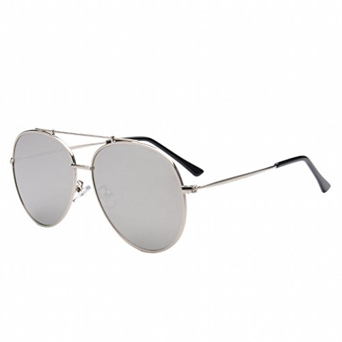 Lunettes de soleil éblouissantes de haute définition YL avec lunette en métal réfléchissante