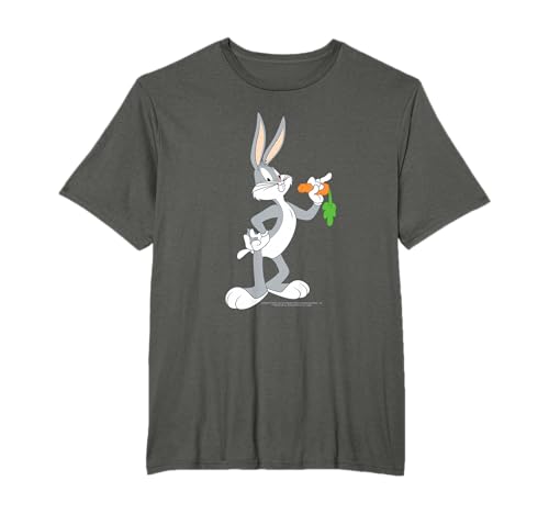 Looney Tunes Bugs Bunny Comiendo Una Zanahoria Camiseta