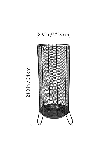 Boîte de rangement pour parapluies en fer avec support multifonctionnel