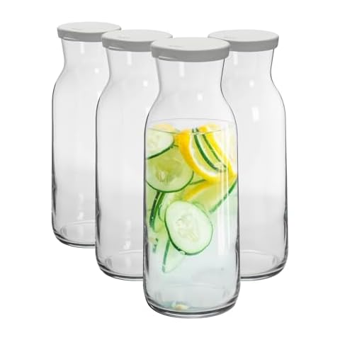 Argon Tableware Brocca Glass Carafes Pack of 4 Cover