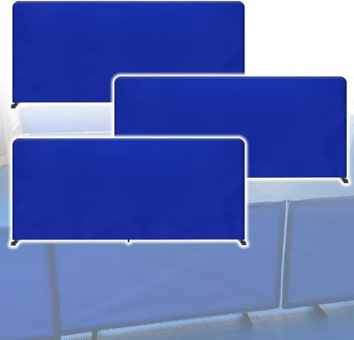 Barrière de tennis de table sur pied en tissu Oxford résistant pour séparation de terrain