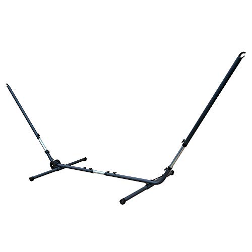 Lola Brasil UNIVERSAL Grande Light Hängemattengestell aus Metall mit Rad, anthrazit