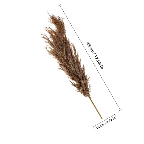 Flores artificiales de pampas secas DECHOUS para obsequios duraderos 3