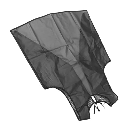 MOLUCKFU Mens Overalls Barber Working Apron Hairdresser Apron Black Tpu Hairstylist Apron