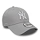 New Era 39Thirty League Cap - NY Yankees - Grey-White, Size:S/M