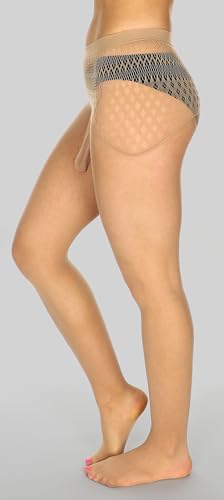 Mona's Choice Lightweight Semi-Opaque Low Waist Mens Trouser Tights/Mens Pantyhose4