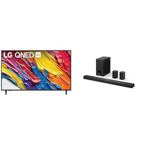 Image of LG 55-Inch Class QNED AI 4K QNED82A Series Smart TV (55QNED82AUA, 2025) S90TR 7.1.3-Channel Home Theater Soundbar with Rear Surround Speakers and Wireless Subwoofer (2024 Model)