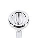 EastRock Standard Tuba Mouthpiece, Silver Plated Tuba Mouthpiece Size U, Tuba Player Replacement Tuba Parts Vacuum Packed
