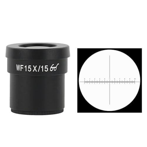 ラボ用顕微鏡アクセサリー 1 個ルーリングカーブ WF10X/20 WF10X/22 WF15X/15 WF20X/10 接眼レンズ実体顕微鏡用(WF15X-15)