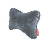 BookishBunny Dog Bone Shaped Travel Neck Pillows Microbead Micro Beads Car Bus Truck Driving Comfort...