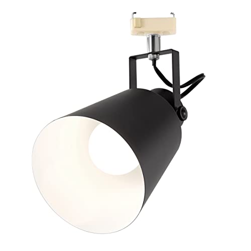 ぼん家具 シーリングライト LED スポットライト 1灯 天井照明 角度調節 E26 ダクトレール対応 ダイニング 内玄関 照明器具 ブラック
