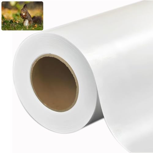 Professional Matte Canvas Roll Long Canvas Roll Wide Format Inkjet Printer, Perfect for Fine Art, Photography, rchival Quality Prints, Epson Canon HP(300GSM Glossy ECO-Solvent 60" x100ft,6PCS)
