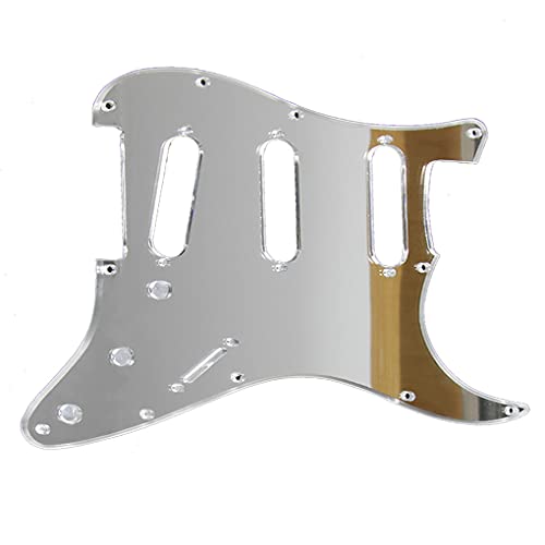 FLEOR SSS Pickguard avec plaque arrière / 52 mm (3 pièces) couvre-micros / bouton de commande 2T1V / embouts pour… - Les Beatles, Paul McCartney, John Lennon, RIngo Starr, George Harrison FLEOR SSS Pickguard avec plaque arrière / 52 mm (3 pièces) couvre-micros / bouton de commande 2T1V / embouts pour… – Image 4