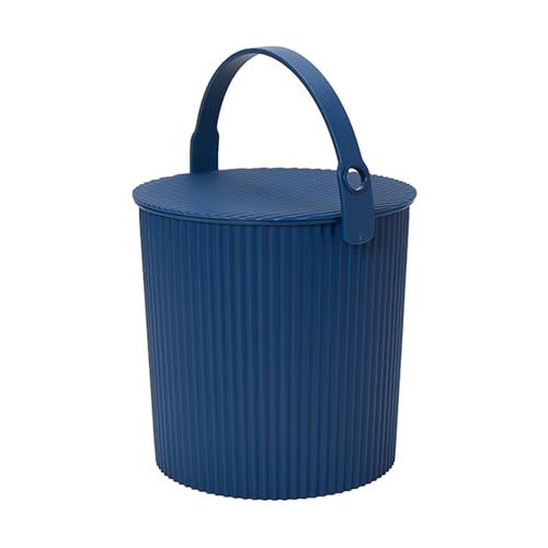 Hachiman Large Bucket, 2.6 Gallon Heavy Duty Bucket with Lid & Handle by Hachiman - Used condition - US$45.84
