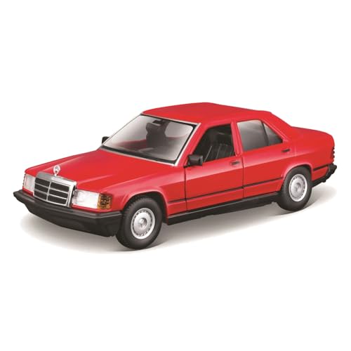 Mercedes-Benz 190 E 2.6 rojo 1:24 modelo diecast