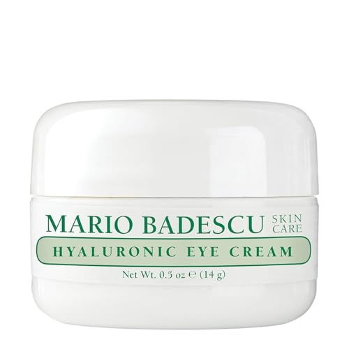 Image of Mario Badescu Eye Cream for Dark Circles and Puffiness - Hyaluronic, Caffeine or Glycolic - Hydrating, Firming and Anti Aging Overnight Under Eye Care Treatment for Fine Lines and Wrinkles