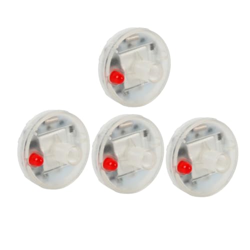 Zerodeko 4pcs Rgb Wheel Lights Strobe Tire Lights for Car Motorcycle Decorative Rim Lamp 15 Flash Modes