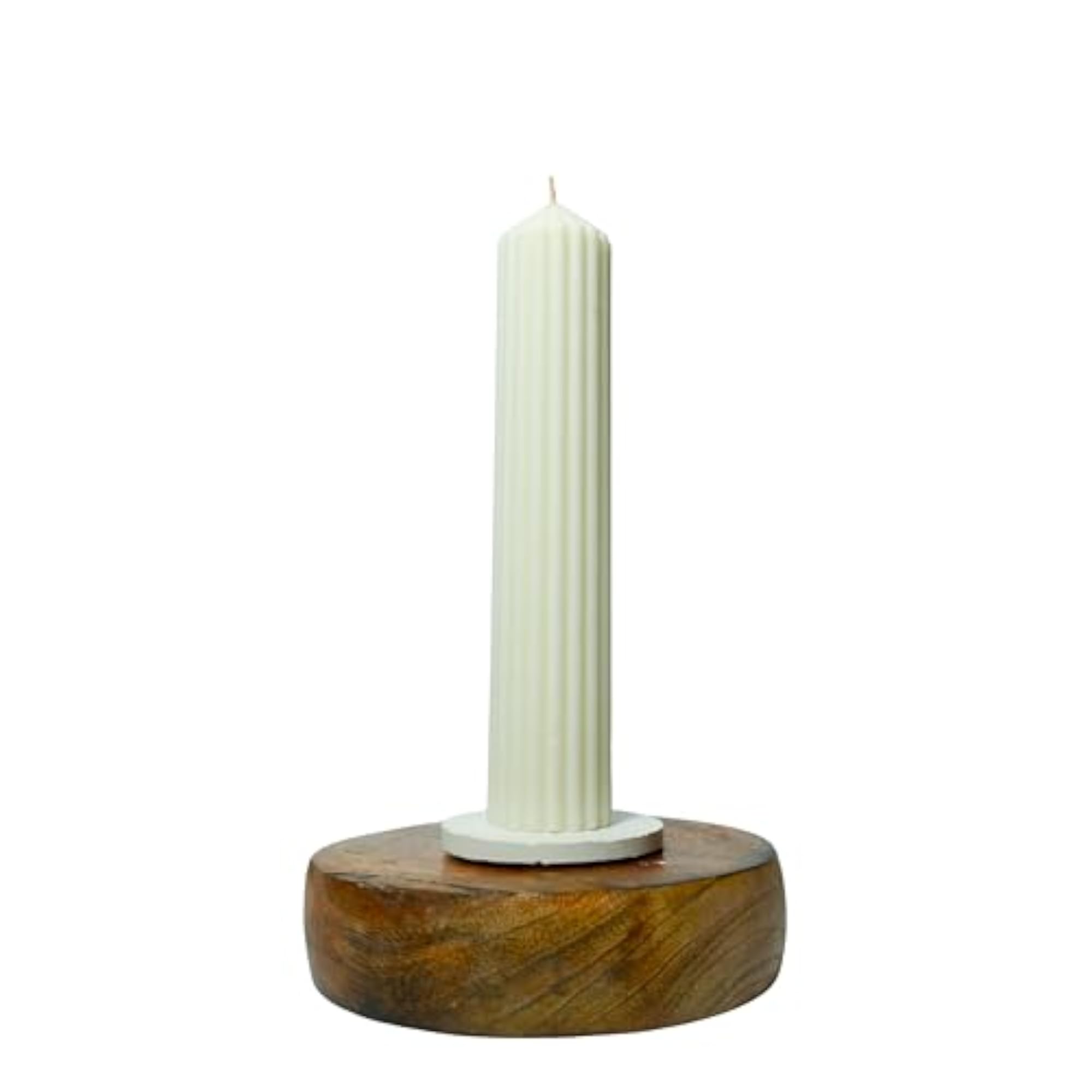 Soy Wax Pillar Candle, Cream Decorative Gift