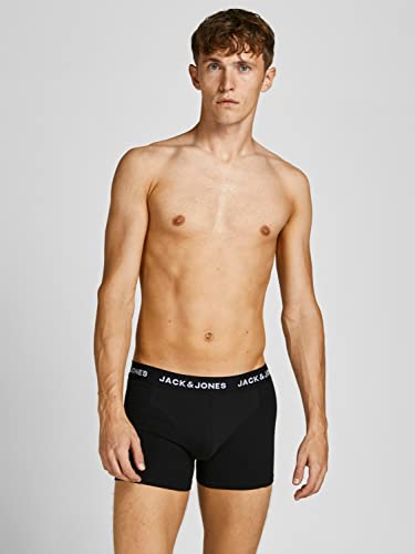 JACK & JONES Herren Boxershort JACBLACK Friday Trunks 5er Pack S M L XL XXL, Größe:XXL, Farbe:Black Black - Black - Black - Black 12167028 – Ansicht 3