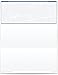 VersaCheck Secure Checks - 500 Blank Business Voucher Checks - Blue Prestige S - 500 Sheets Form #1000 - Check on Top