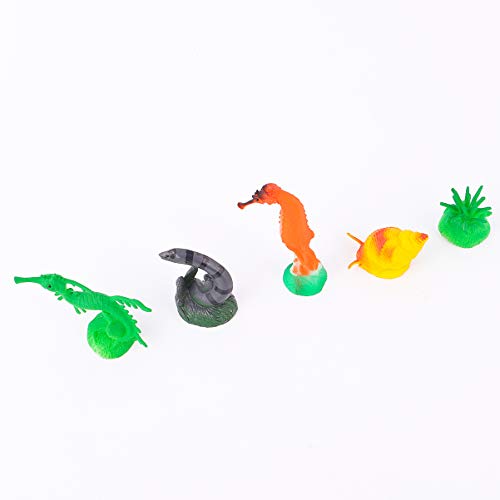 STOBOK 1 Conjunto de Animais Do Mar Profundo Oceano Criaturas SubaquÃ¡ticas Brinquedos Educativos Ma