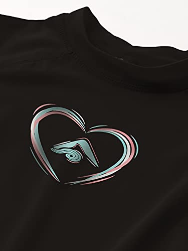 Image of Kanu Surf Girls' Karlie Rash Guard UPF 50+ Sun Protection Short Sleeve Swim Shirt