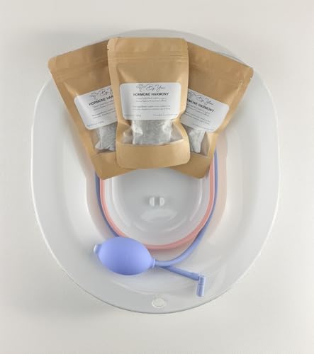 Kit Steaming post-partum avec herbes biologiques et siège vapeur à pompe