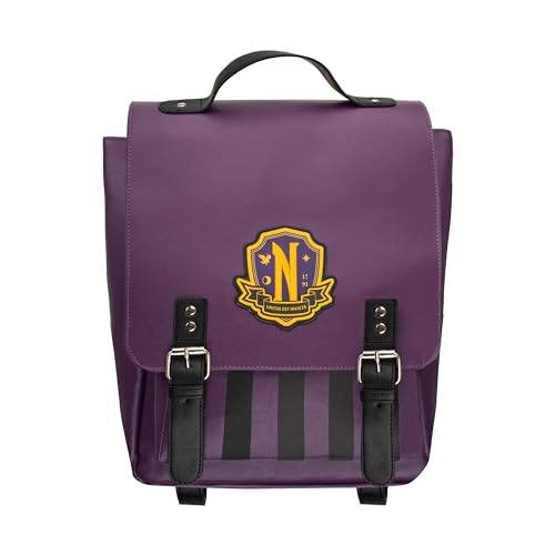 Sac à dos Académie Nevermore Mercredi Violet Cinereplicas 25x32cm