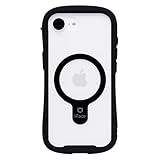 【Amazon.co.jp 限定】iFace Reflection MagSynq iPhone 16e ケース クリア 強化ガラス (ブラック)【エコPKG】【アイフェイス アイフォン16e 用 スマホケース iphone16e カバー MagSafeアクセサリー 対応 耐衝撃 透明 ストラップホール】