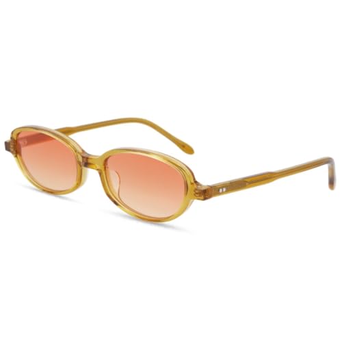 Lunettes de soleil ovales anti-UV400 en acétate résistant