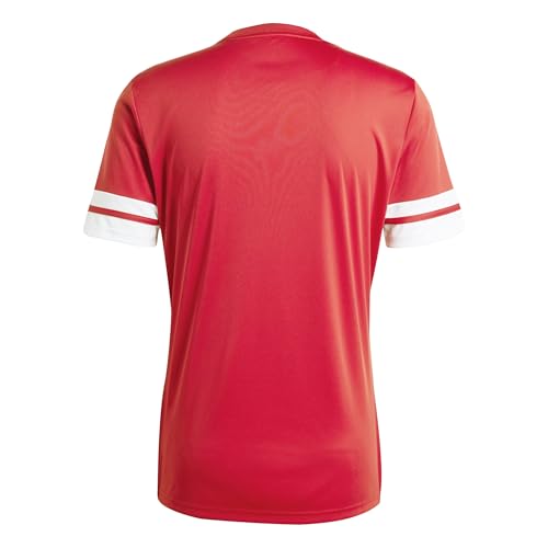 adidas Herren Squadra25 Jersey Short Sleeve Shirt, Team Power Red 2 / White, 3XL – Ansicht 3