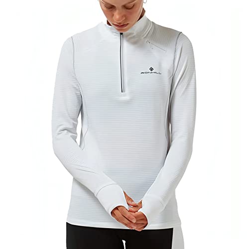 Camiseta de manga larga Ronhill Tech Matrix mujer running con cremallera 1/2 textil técnico