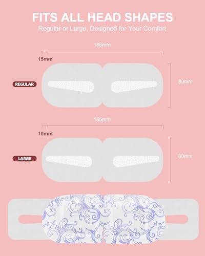 LEXNHOM Steam Eye Masks Disposable 24 Pack, 45+ Min Self Heating Eye Mask for Dry Eyes Dark Circles Puffy for Sleep Travel Office, Warming Rest Eye Mask Best Gifts for Women and Loved Ones (Lavender)