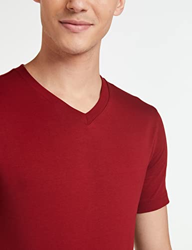 Image of Amazon Brand - Symbol Men's Solid Cotton T Shirt | Plain | V Neck | Half Sleeve-Regular Fit | Combo Pack of 3 (Available in Plus Sizes)