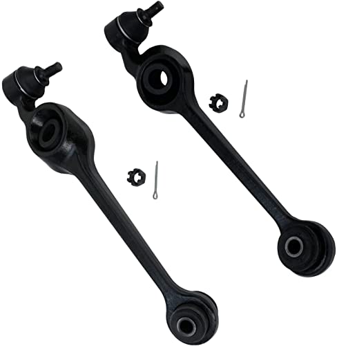 Image of Detroit Axle - 6pc Front End Control Arms Kit for 1991-2002 Saturn SC SL SW 2 Lower Control Arms w /Ball Joints 4 Inner & Outer Tie Rods 1992 1993 1994 1995 1996 1997 1998 1999 2000 2001 Replacement