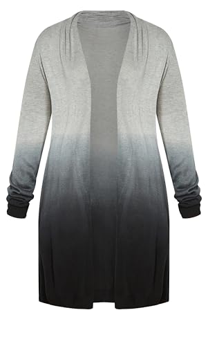 Image of Avenue Women's Plus Size Mina Dip Dye Cardigan