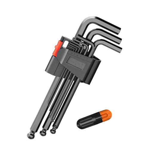 L型合金レンチキット ハンドル付き 各種ネジ用 1.5/2/2./3/4//6/8/10mm フラットヘッド/ボールヘッド 拡張工具>手動工具>レンチ カテゴリ
