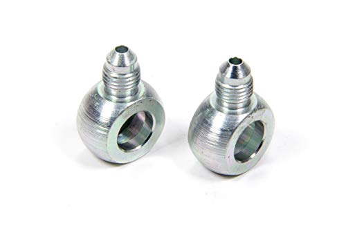 Image of Aeroquip FCM2939 Steel 37-Degree Flare to Banjo Brake Adapters - Pack of 2