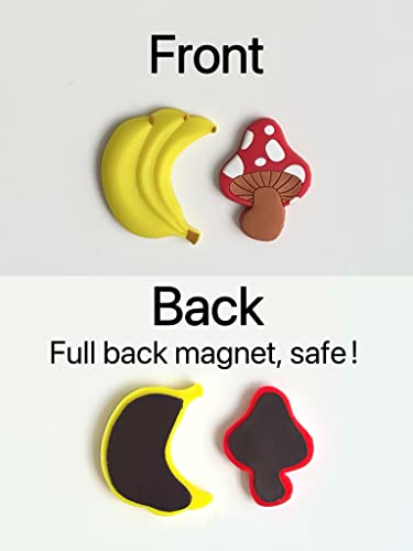 Vlook Fridge Magnets For Toddlers Soft Rubber Safety Magnets For Kids Children Magnets Baby Magnetic Toys Educational Gift (Fruit) #TOP4