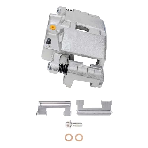 Image of Detroit Axle - Front Driver Side Brake Caliper for 1999-2006 Chevrolet Silverado 1500 GMC Sierra 1500 Astro Tahoe Safari Savana Express 2500 Yukon XL Cadillac Escalade Brake Caliper Replacement