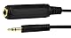 zdyCGTime 3poliger 3,5mm- bis 6,35mm Audio skabel adapter,vergoldete 6,35mm-1/4-Zoll Weiblich auf 3,5mm Männlich 1/8-Zoll Audio Stereo-Klinken adapter Verlängerung skabel.(1,5m/1Stück)