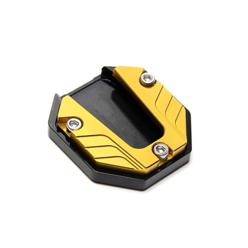 MALIYAE Ensanchamiento Universales para Motocicleta y Patinete, Extensor de Soporte para Bicicleta, extensión Caballete Lateral, Placa Antideslizante agrandada(Color2)