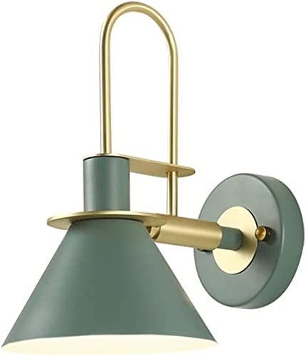 Lampe murale décorative créative E27 verte et blanche pour un aménagement intérieur moderne