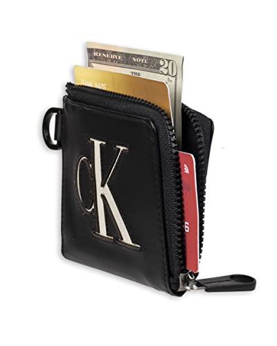 Image of Calvin Klein mens Rfid Leather Slim Minimalist Card Case Wallet and Wallet Sets