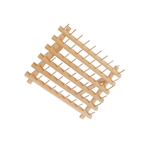 Porte-bobines pliable en bois tuwiwol pour éviter les fils emmêlés