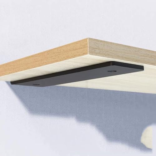 Supports d'étagères pliants pour installer un bureau rabattable mural compact