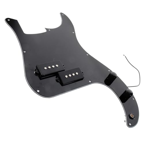 VANZACK 3 Pb Bass Ply Loaded Pickguard with Tortoise Shell Appearance for Guitar Excellent Workmanship Screw Surface Protective Film Configuration Random Color