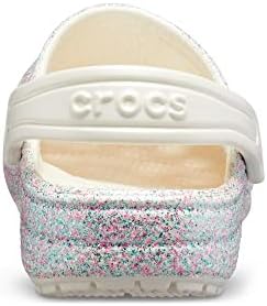 Crocs Unisex-Child Classic Glitter Clogs | Sparkly Shoes for Kids, Oyster Glitter, 2 Little Kid | Image 6