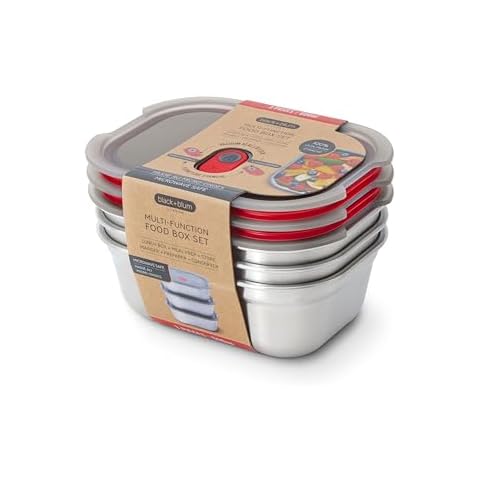 BLACK + BLUM Stainless Steel Lunch Box Set Cover